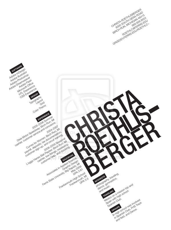 Currículum Vitae original