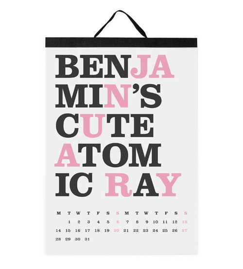 Calendarios originales