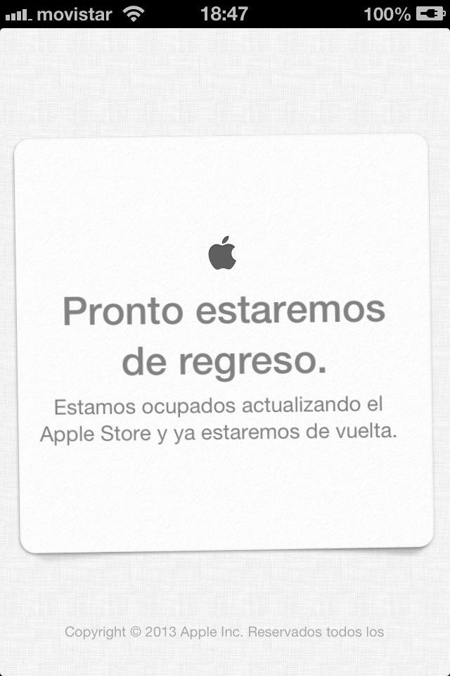apple store cerradas