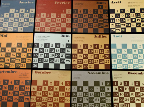 Calendarios originales