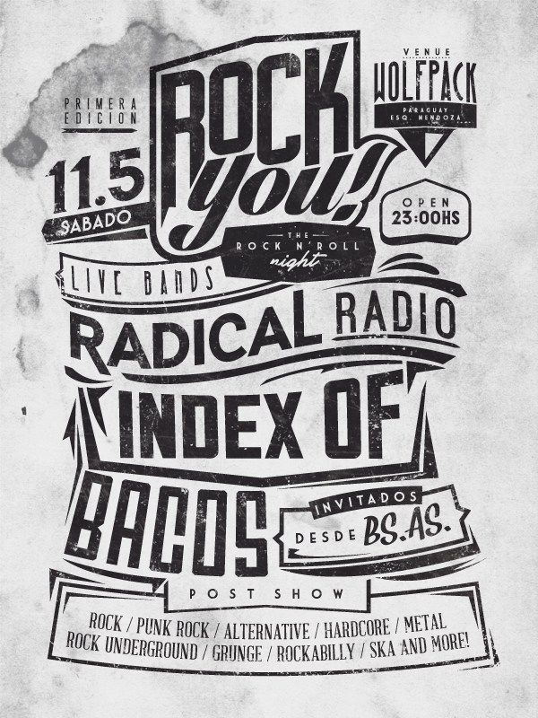 Inspiración para flyers