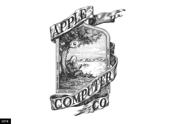 Primer logo de Apple