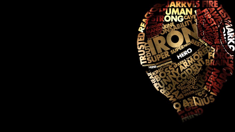 Superhéroes con Tipografías