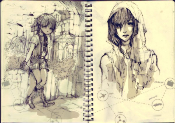 Ilustraciones a boli