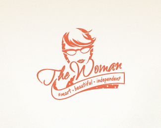 Logos con siluetas femeninas