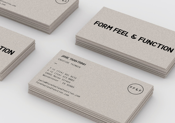 Tarjetas de visita minimalistas