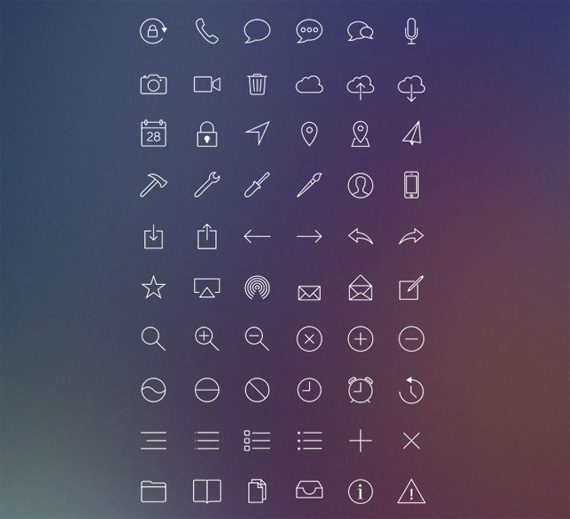 Iconos Ios7