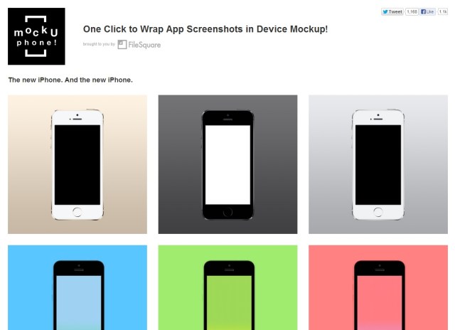 Mockup móviles online