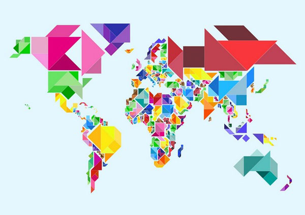 Mapas del mundo originales