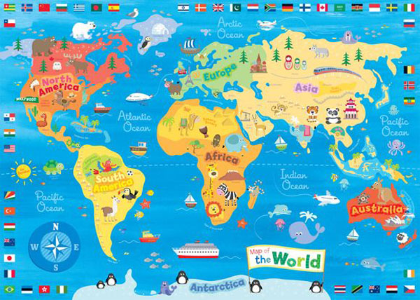 Mapas del mundo originales