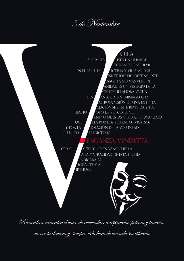 Poster V de Vendetta