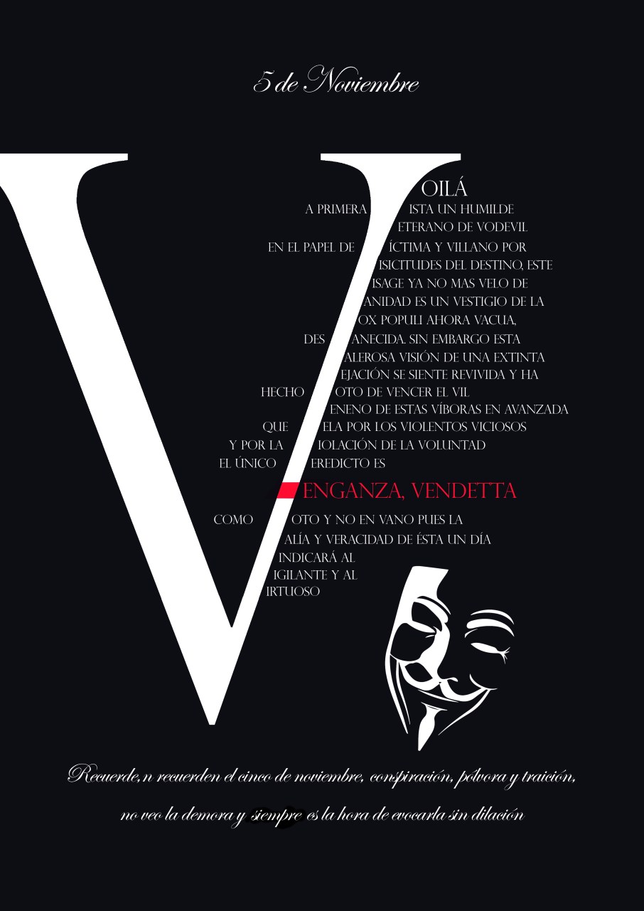 Poster V de Vendetta