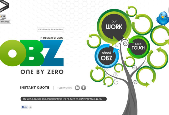 círculos en diseño web