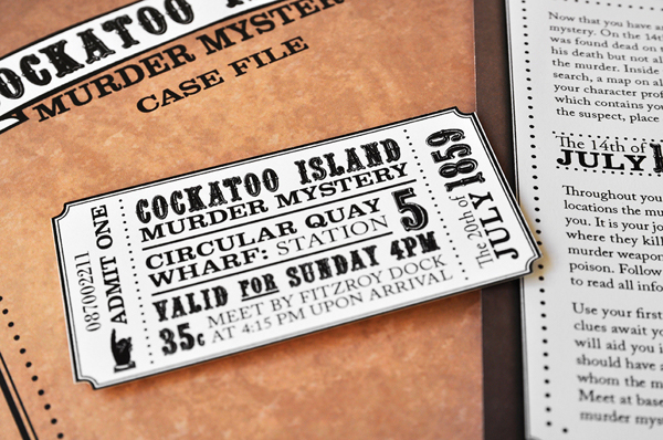 Invitaciones y entradas originales