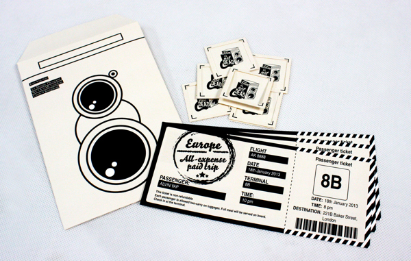 Invitaciones y entradas originales