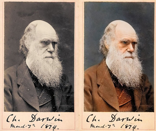 Fotos en blanco y negro coloreadas