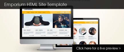 Plantilla web en html