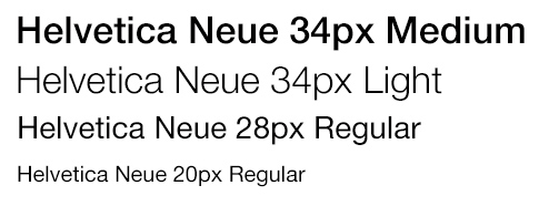 tamaños helevtica para ios 7