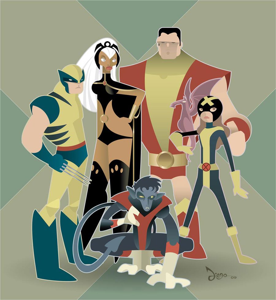 ilustraciones de X-men