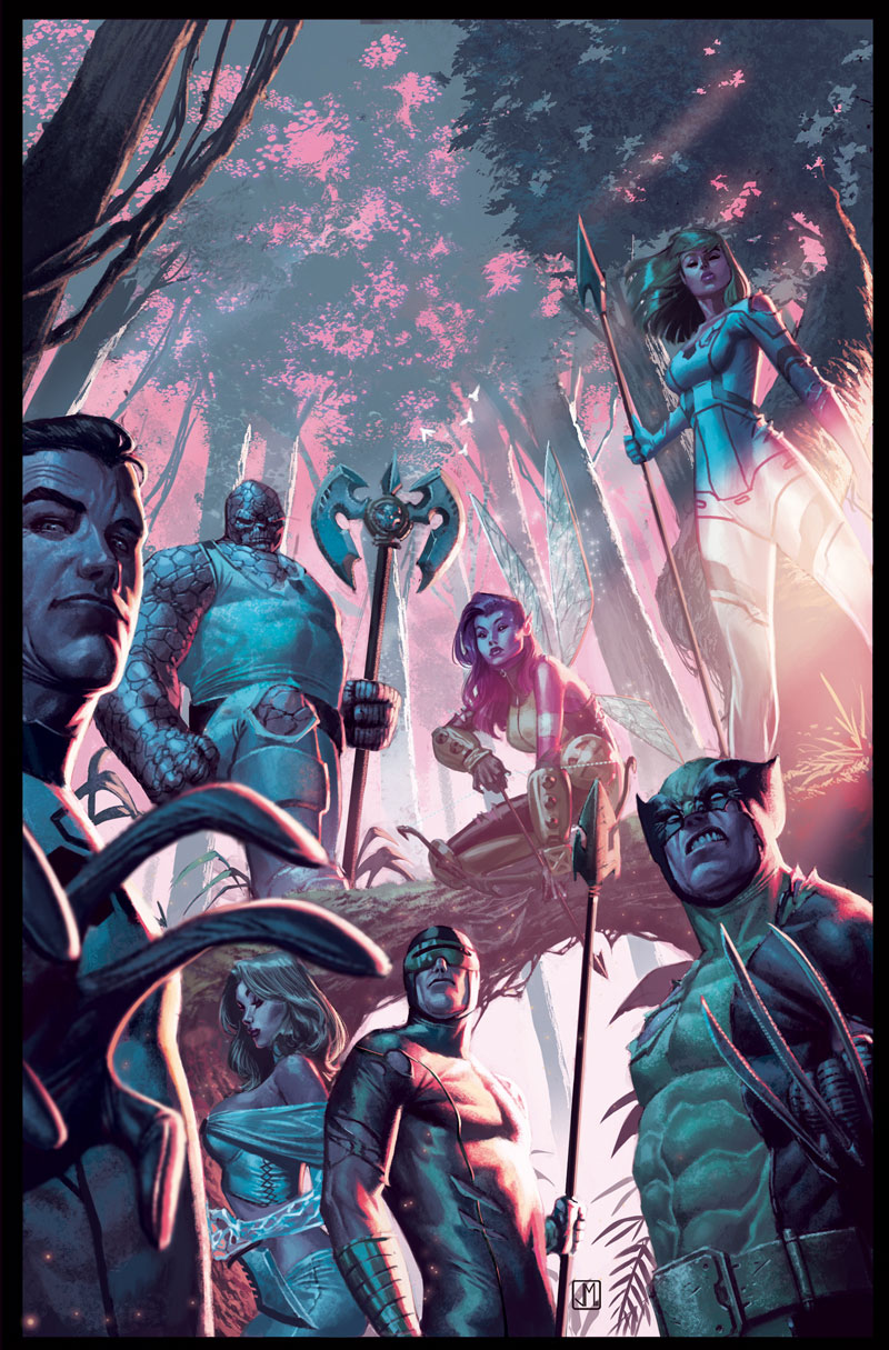 ilustraciones de X-men