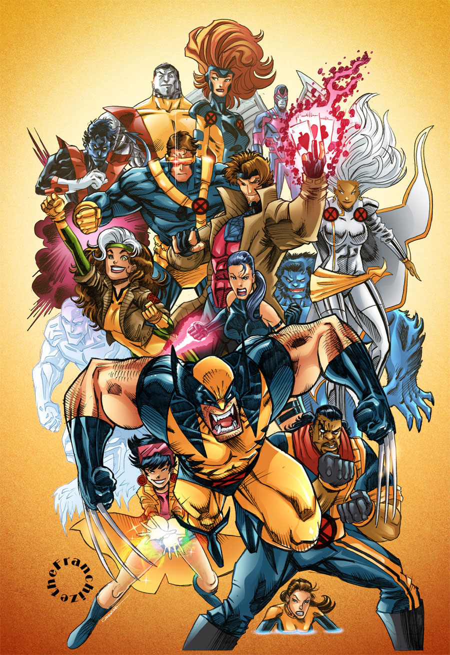 ilustraciones de X-men
