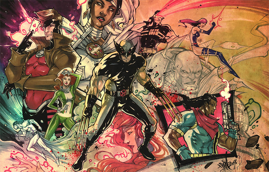 ilustraciones de X-men