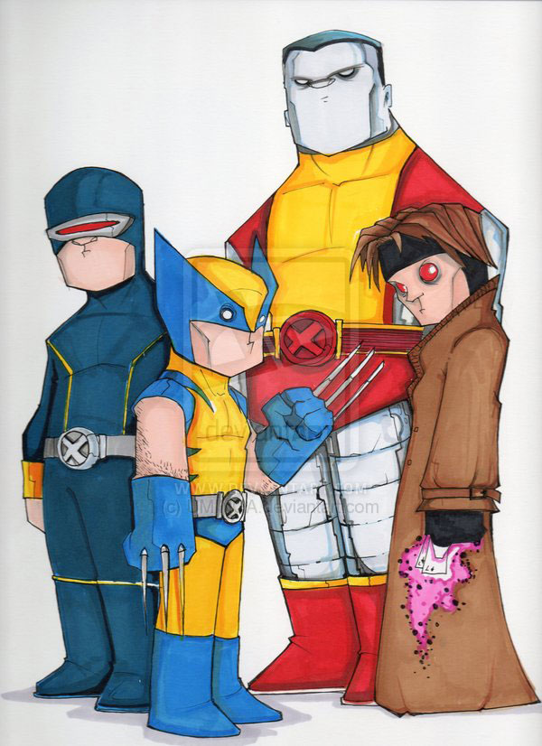 ilustraciones de X-men