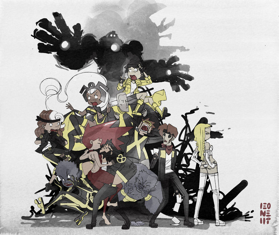 ilustraciones de X-men