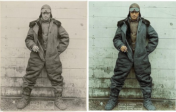 Fotos en blanco y negro coloreadas