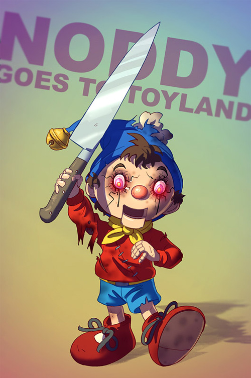 de héroes a villanos ilustracion