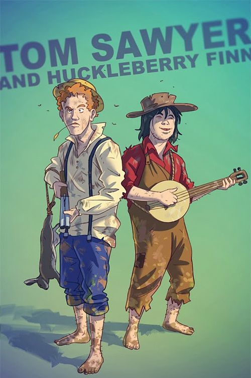 de héroes a villanos ilustracion