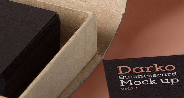 mockup para tarjetas de visita