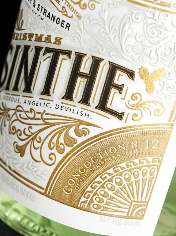 inspiración para etiquetas de botellas