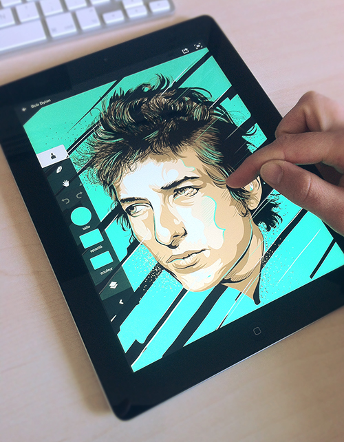 ilustración con adobe ideas