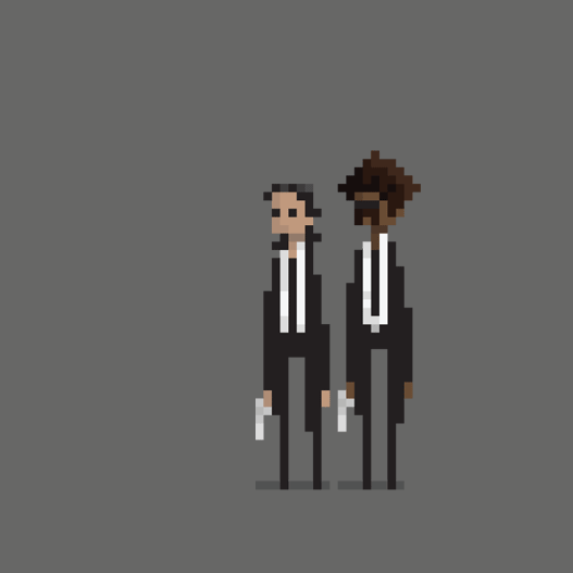 pixel art animados de peliculas