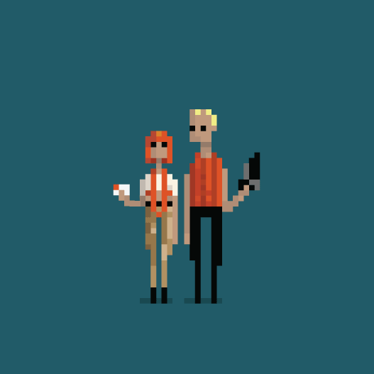 pixel art animados de peliculas