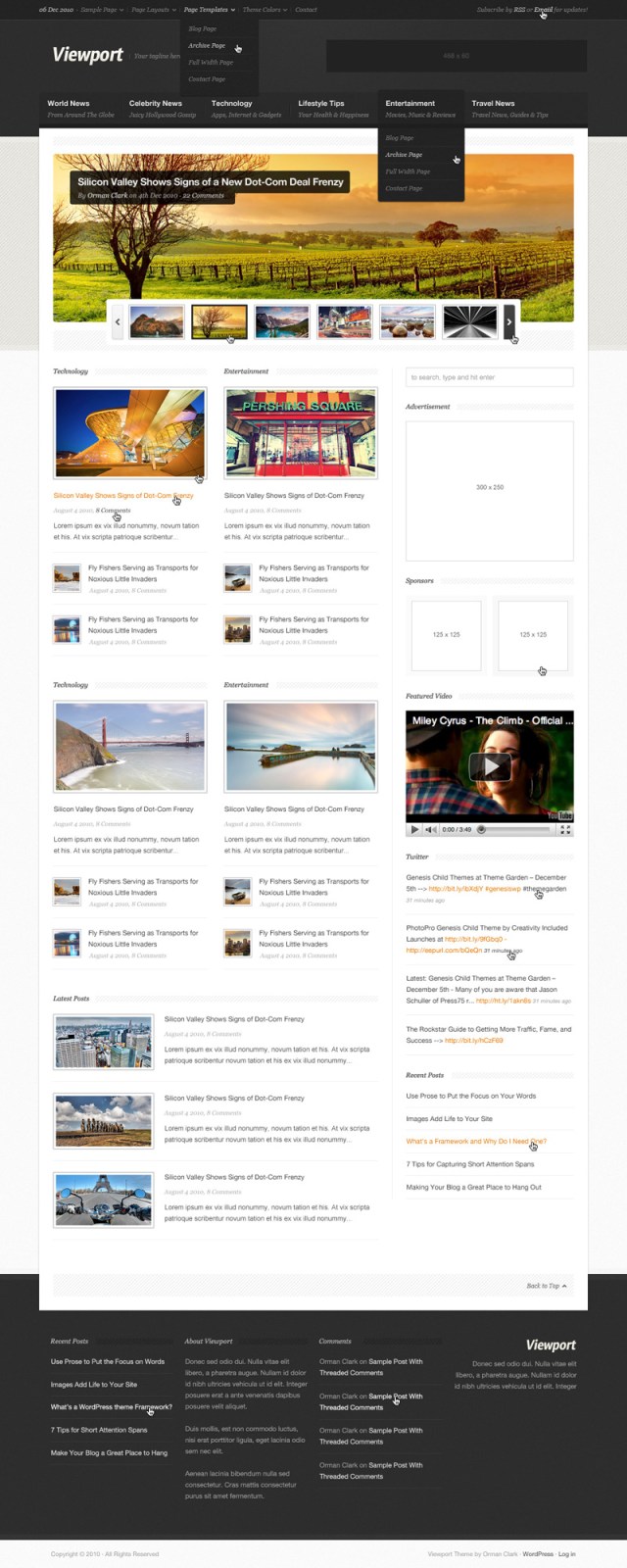 plantilla para página web