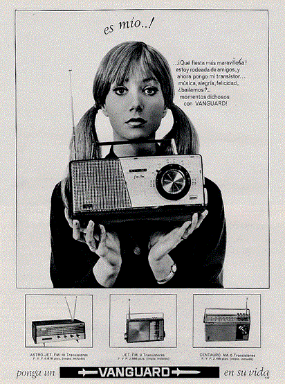 publicidad vintage de radios