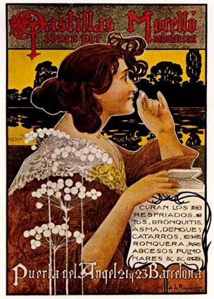 carteles de la belle epoque fuera de francia