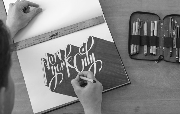 hand lettering