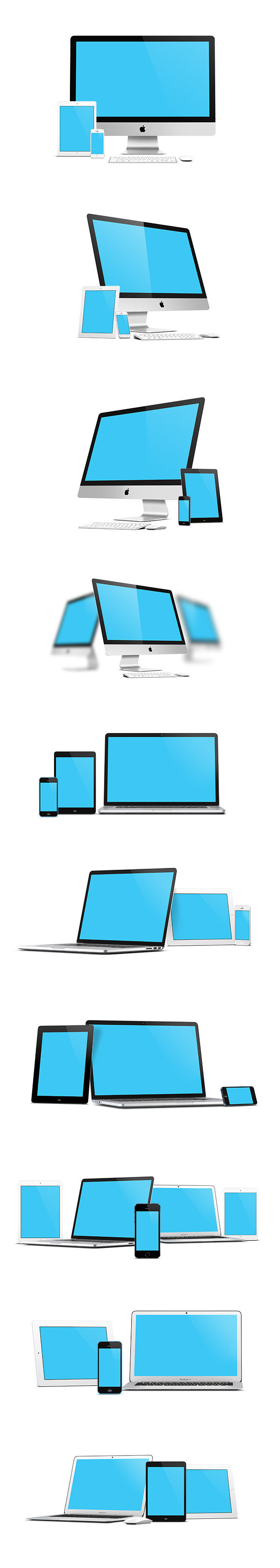 Mockup apple devices