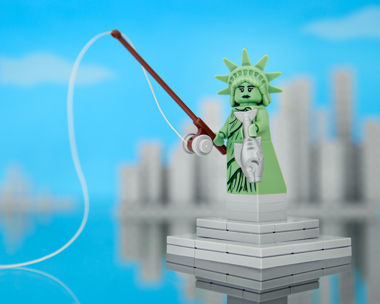 50 estados en LEGO