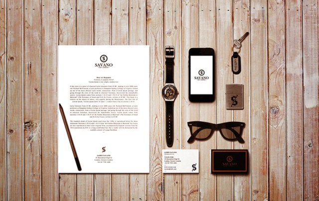 mockup de identidad corporativa