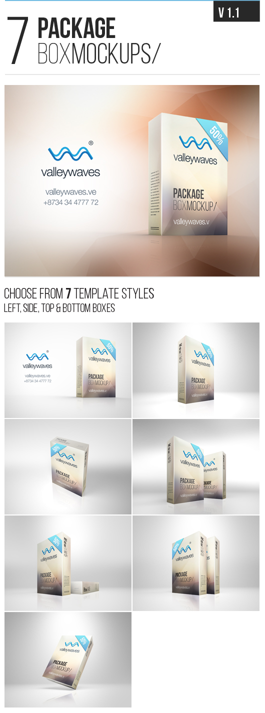 Mockup caja de producto