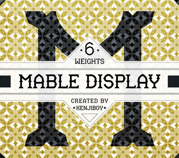 1.Free-Font-Of-The-Day-Mable-Display