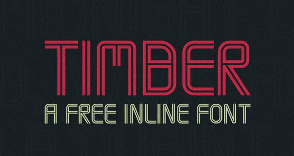 1.Free-Font-Of-The-Day-Timber
